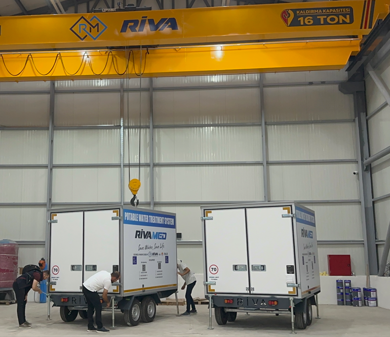 RİVAMED Mobile Trailer Type Water Treatment Systems